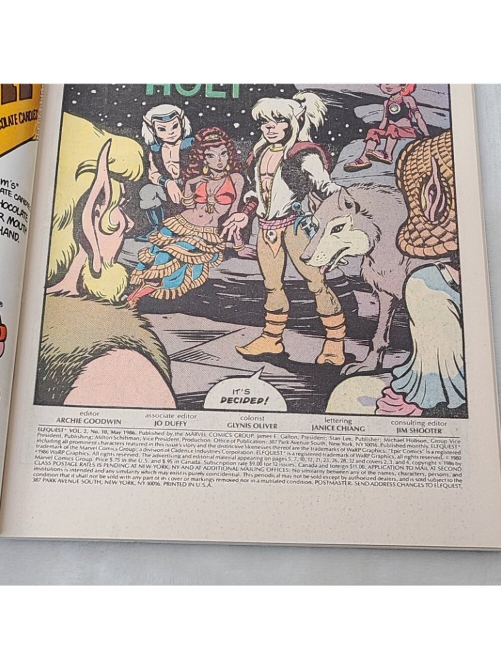 Elfquest 10 Marvel Comics 1986 VF 8.0 Newsstand Wendy Pini - Picture 4 of 9
